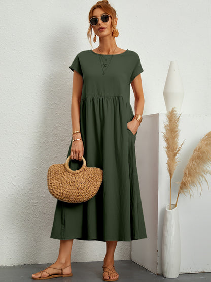 Robe Fluide Longue – Confort au Quotidien