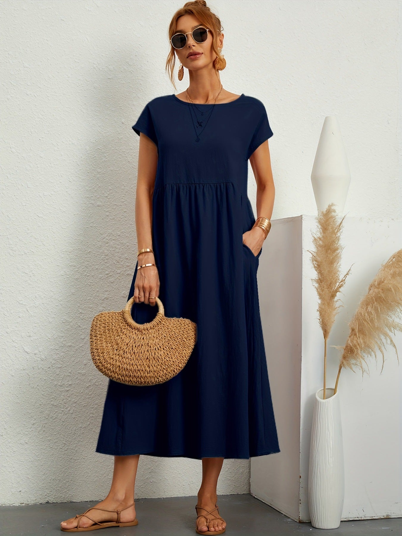 Robe Fluide Longue – Confort au Quotidien