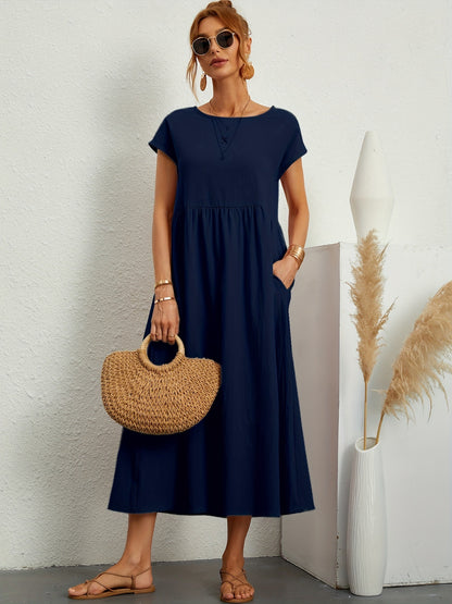 Robe Fluide Longue – Confort au Quotidien