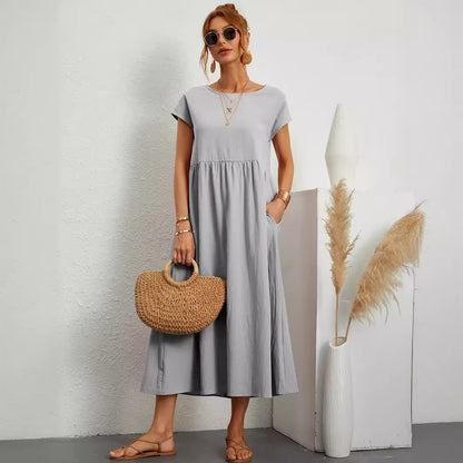 Robe Fluide Longue – Confort au Quotidien
