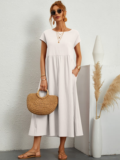 Robe Fluide Longue – Confort au Quotidien