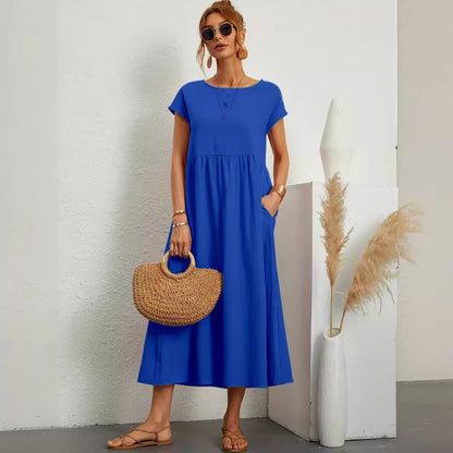 Robe Fluide Longue – Confort au Quotidien