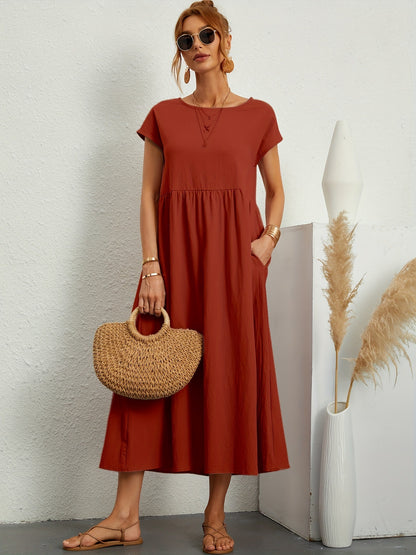 Robe Fluide Longue – Confort au Quotidien